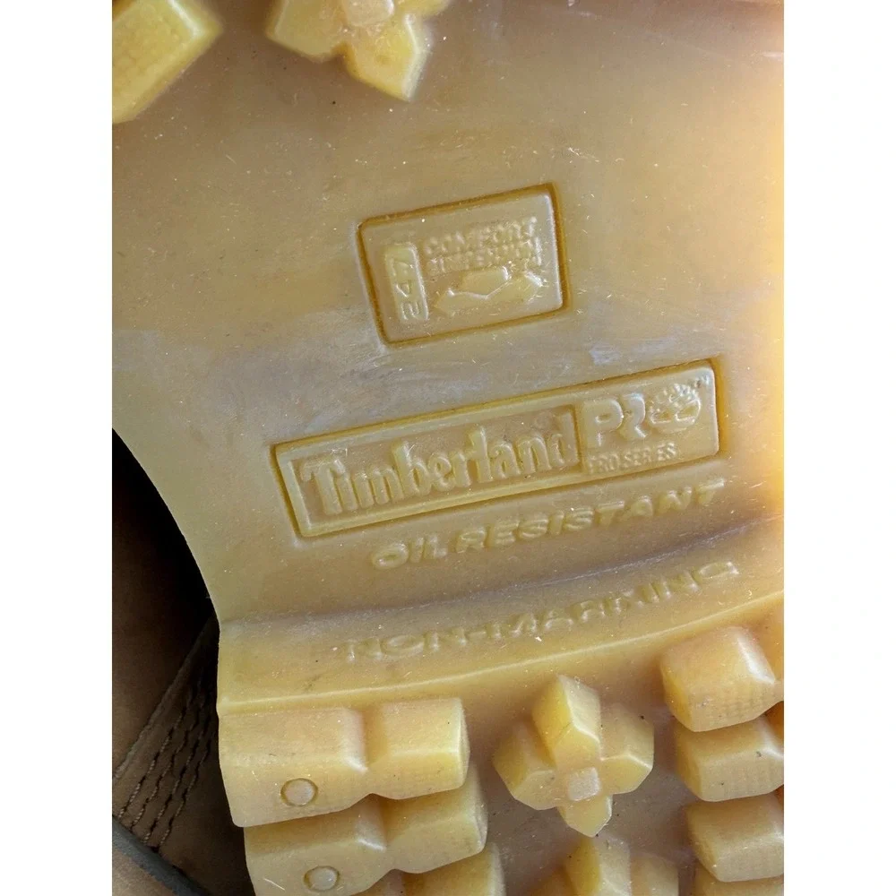 Timberland PRO 65030 Waterproof Work Boots Men's 6.5 M Wheat Soft Toe.    1779